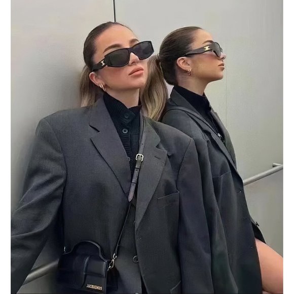 Celine Regular High Bridge Fit Sunglasses Brown CL40227 - Picture 11 of 13